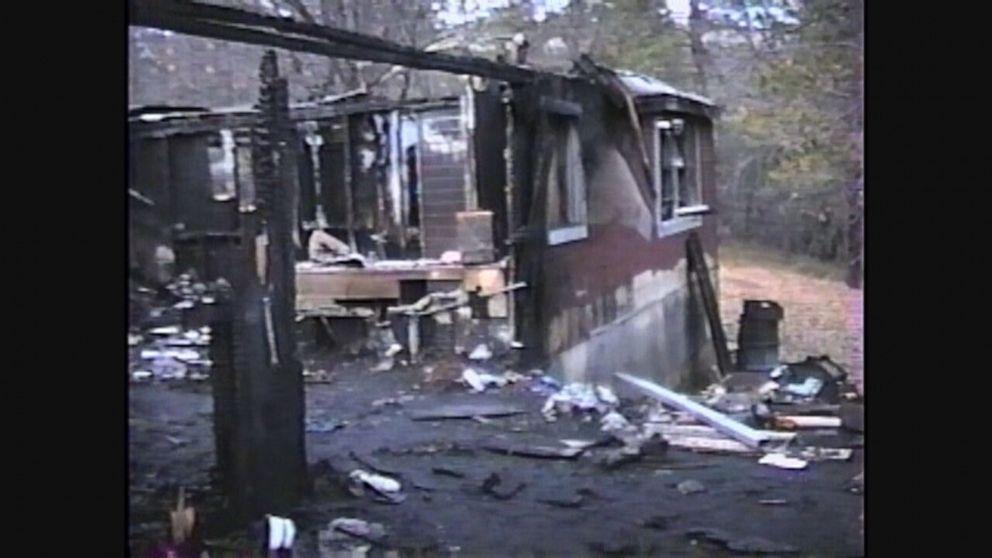 Karl Karlsen's burned home