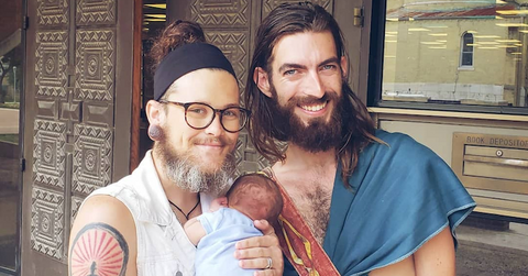 extreme love pregnant man