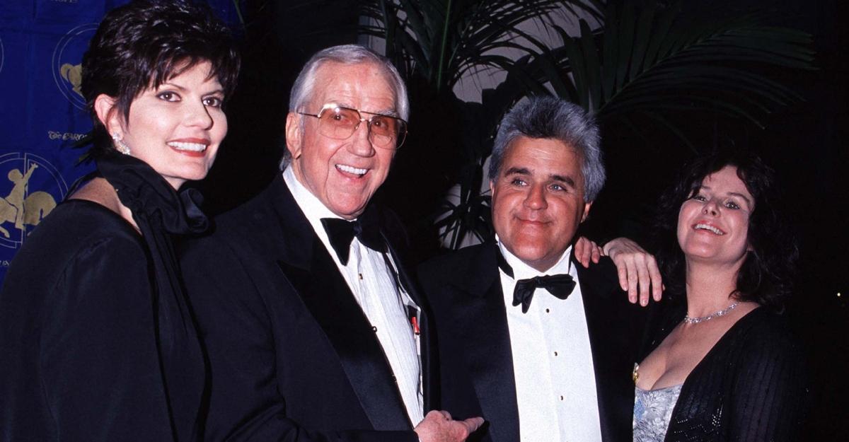 Jay and Mavis Leno at the Batman premiere in 1997