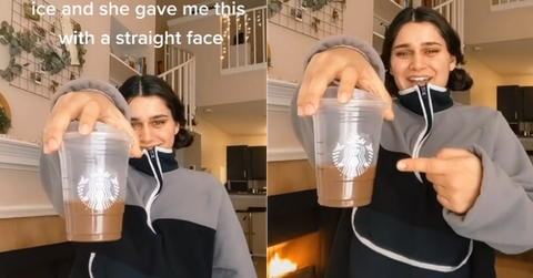TikTok latte no ice