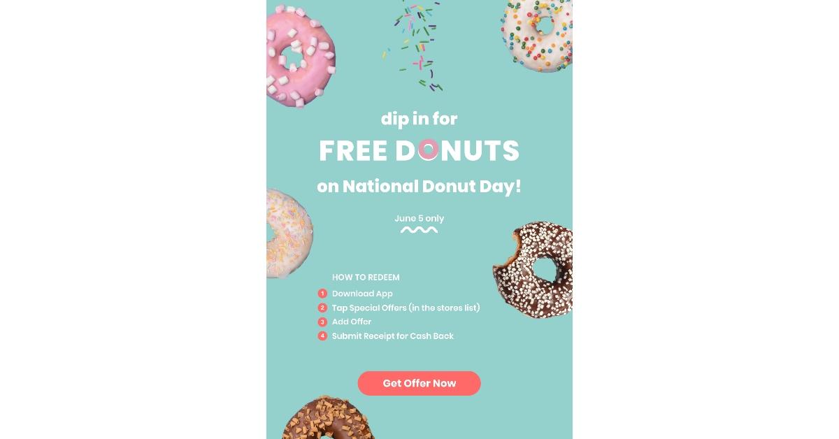 National Doughnut Day Deals to Satisfy Your Sweet Tooth on June 5