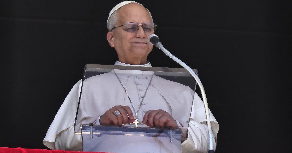 Pope Leo XIV Leads Regina Caeli Prayer In St. Peter's Square.