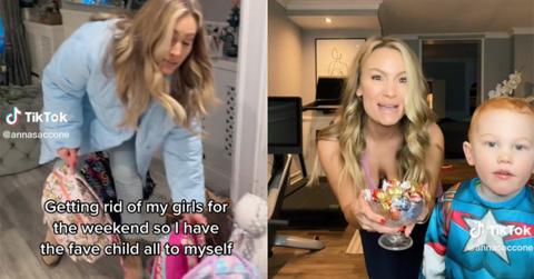 Anna Saccone Joly calls herself a toxic boy mom on TikTok