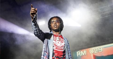 Takeoff of Migos performs at Charlotte Metro Credit Union Amphitheatre May 1, 2018