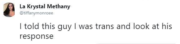 guy discovers trans response