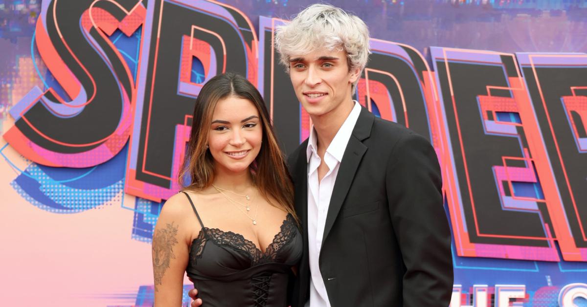 Josh Richards and Gabriela Moura at the 'Spider-Man: Across the Spider-Verse' premiere in May 2023.