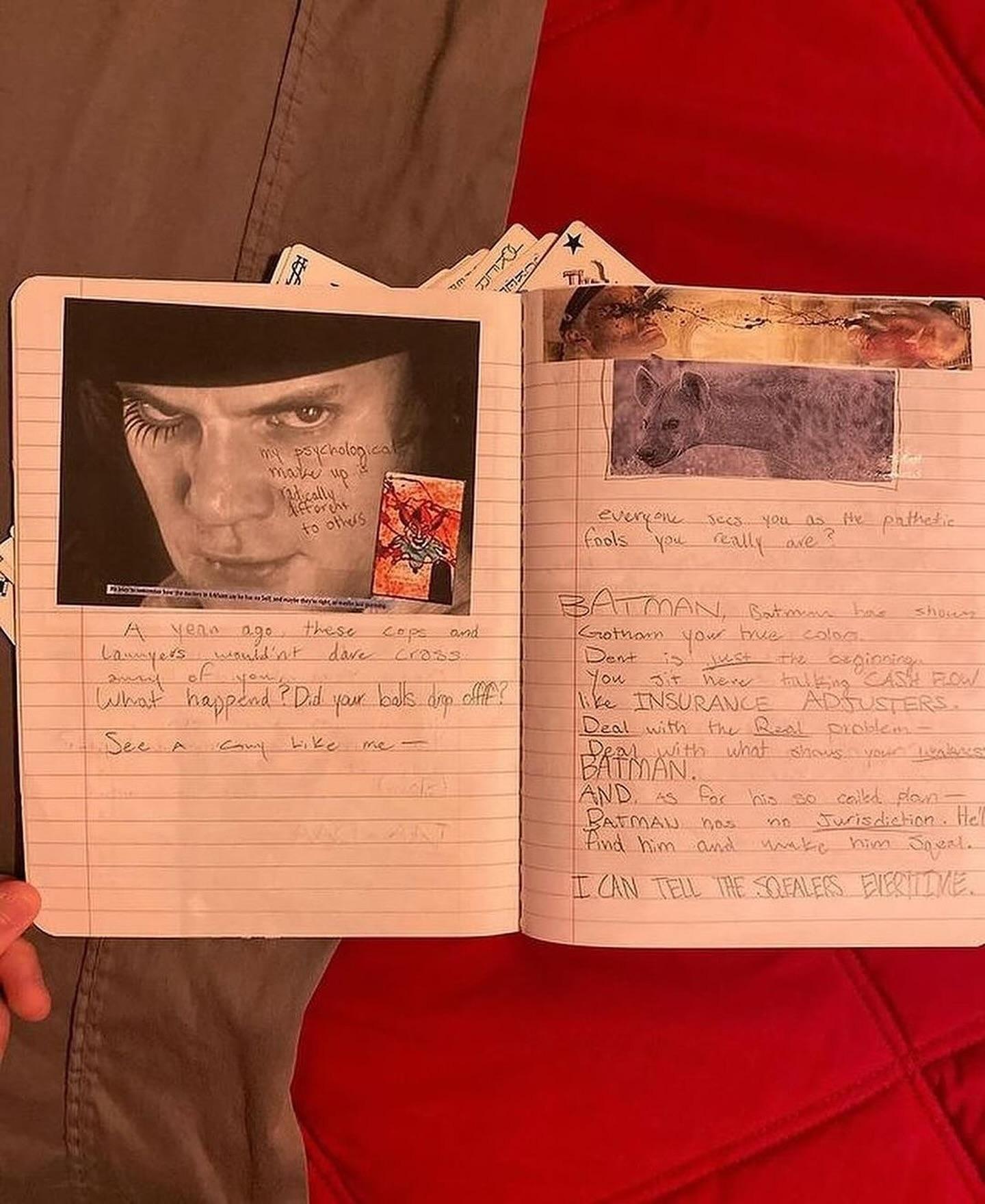 heath ledger joker diary