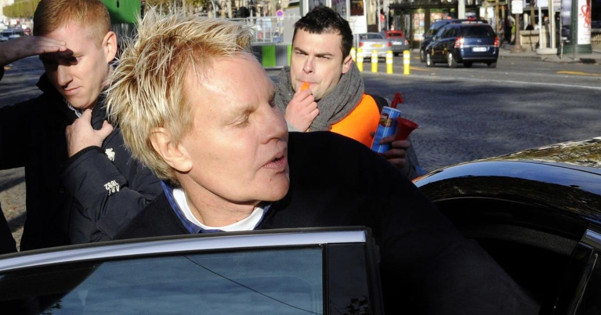 Mike Jeffries leaves the Abercrombie & Fitch store on the Champs Elysees avenue in Paris on Oct. 27, 2012.