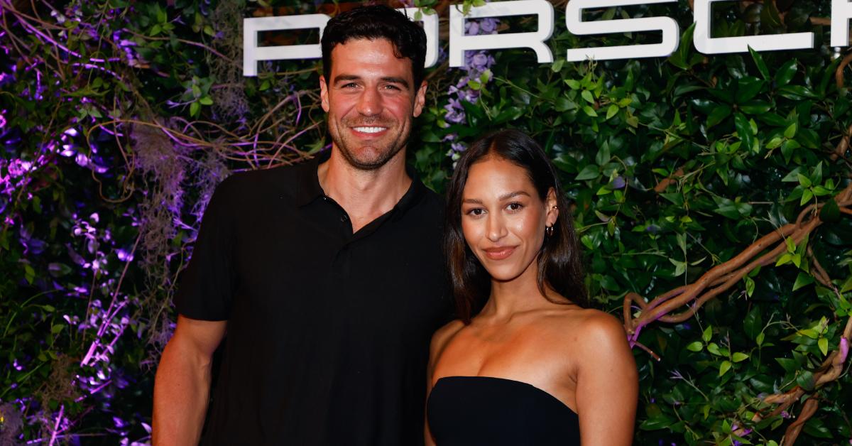 Joe and Serena, both sporting black outfits, pose on the red carpet together at the Soho House and Porsche Electric Met Gala Night of Fashion Party on May 6, 2024 in New York.