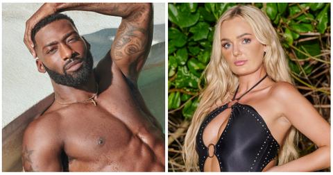 Kaz Bishop and Micah Lussier pose for their official 'Perfect Match' Season 2 portraits.