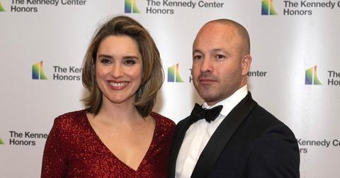 Margaret Brennan and her husband at the Kennedy Honors.