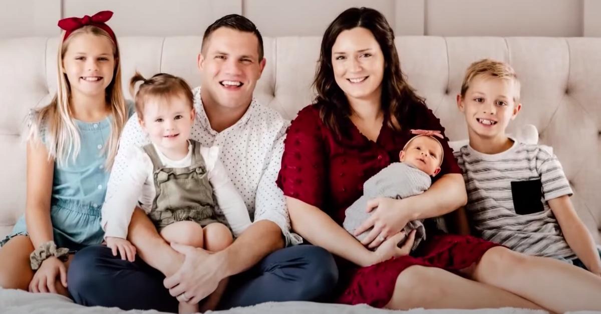 Jared Bridegan, Kirsten Bridegan, their two children, and Bridegan's two children from his first marriage.