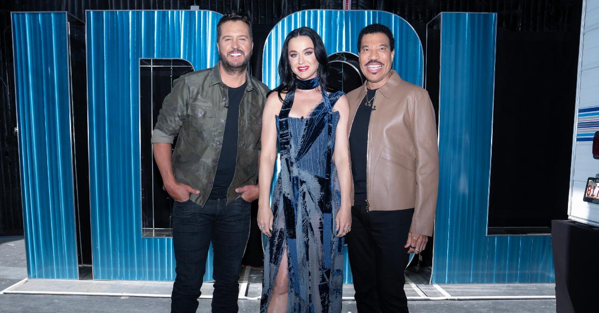 Luke Bryan, Katy Perry, and Lionel Richie during Season 21 of 'American Idol'