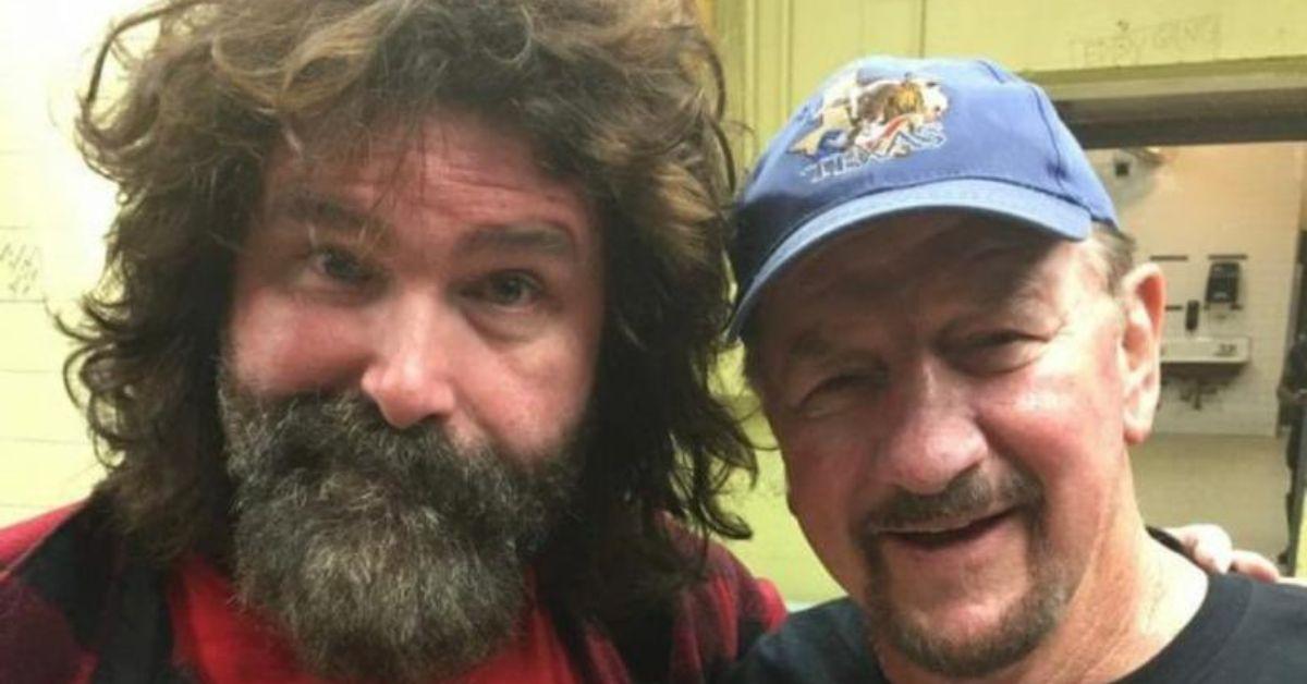 Terry Funk and Mick Foley smiling together