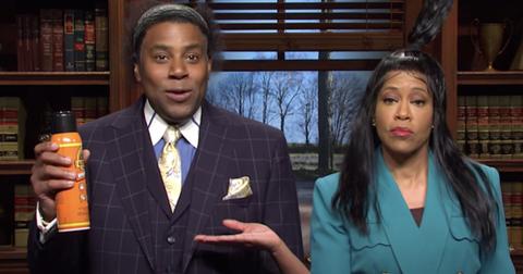 Kenan Thompson and Regina King in 'SNL' Gorilla Glue commercial