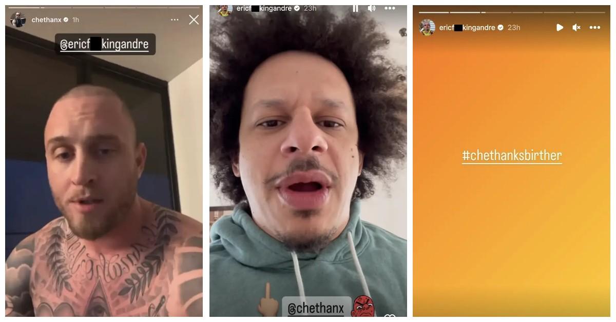 Chet Hanks and Eric Andre's Instagram beef