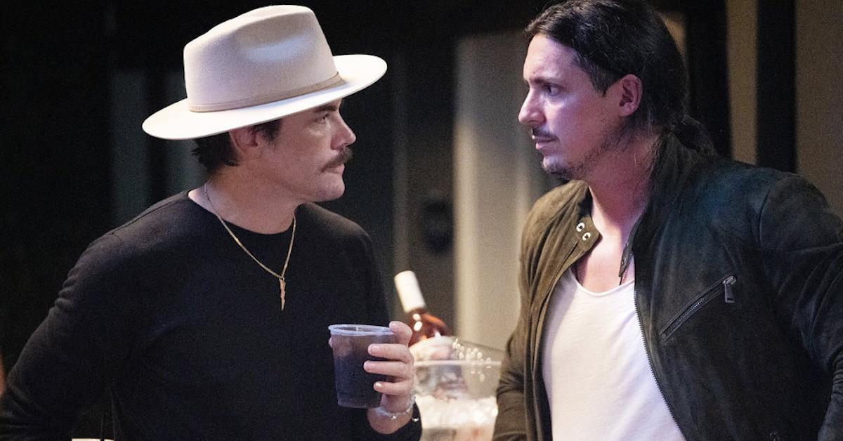 Tom Sandoval and Peter Madrigal share a heated conversation on Vanderpump Rules