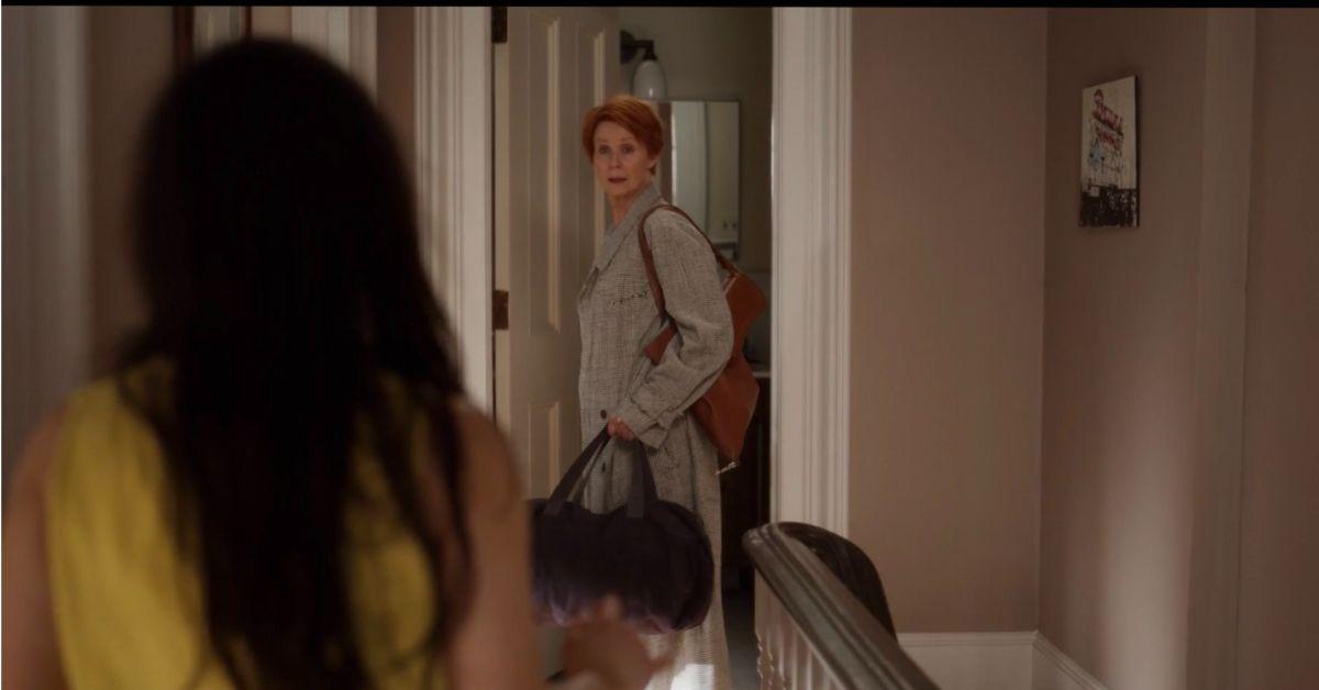 Miranda catching Lily in Brady's room