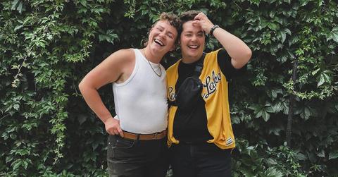 Audrey Kriss and Leon Brown in Aug. 2023