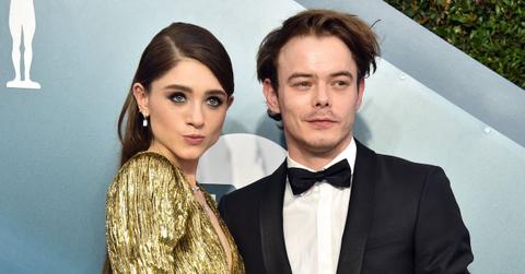 Natalia Dyer and Charlie Heaton