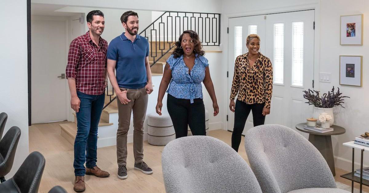 Tiffany Haddish, her best friend, Selena, and the Property Brothers on 'Celebrity IOU'