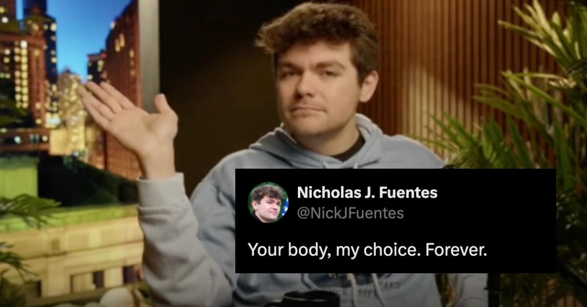 Nick Fuentes discussing why he got into the far right