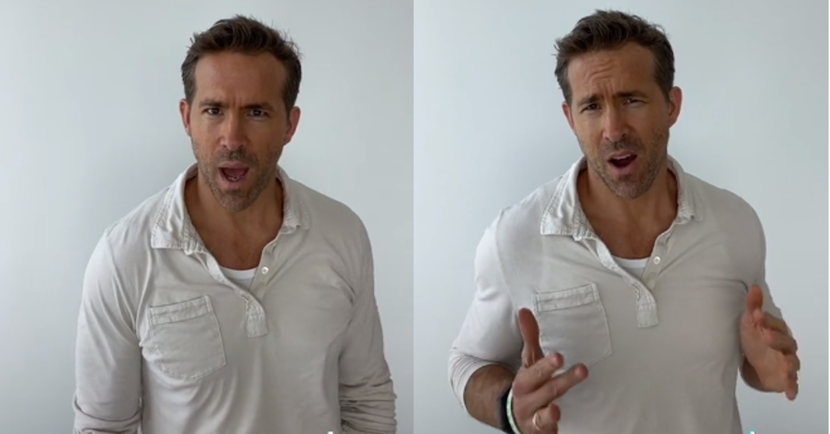 TikTok Is Obsessed With This Hilarious Ryan Reynolds Lookalike