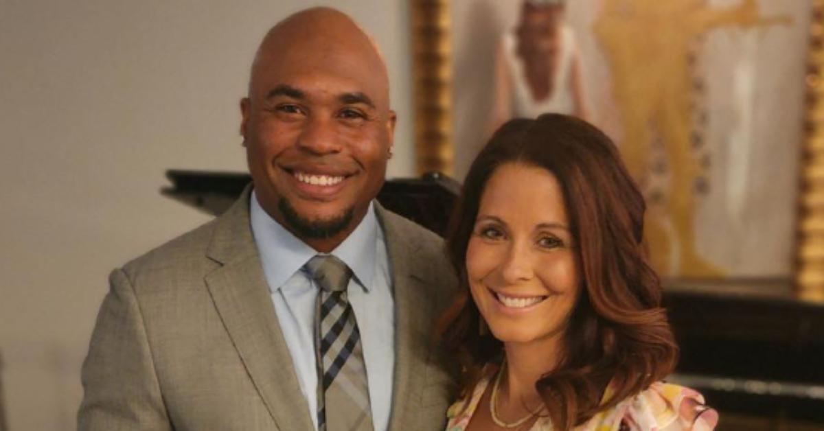 Steve Smith Jr. and his wife, Angie Smith.