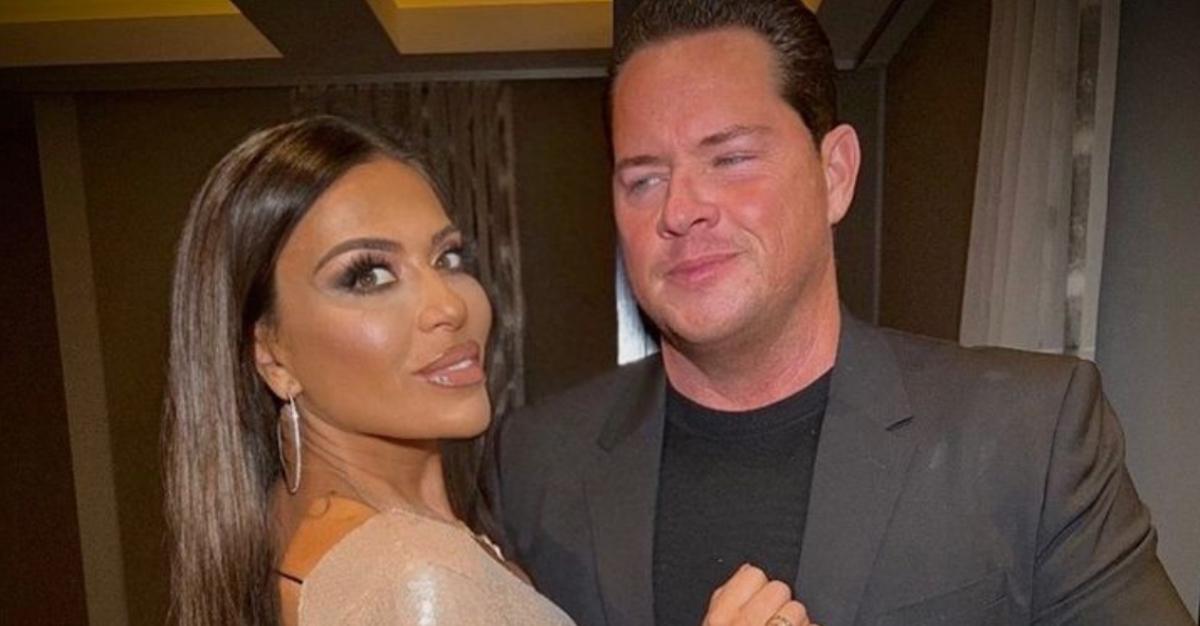 Dolores Catania and Paulie Connell from 'The Real Housewives of New Jersey' pose for an Instagram photo