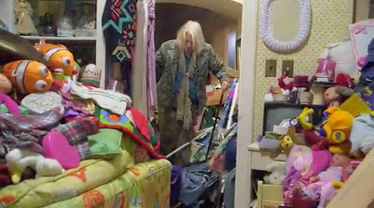 Sandra's house featured in 'Hoarders'