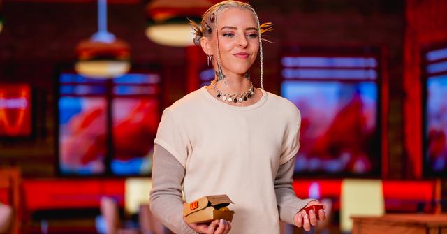 Young Miko at WcDonald's