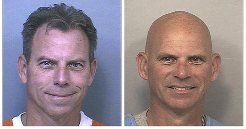(L-R): Erik Menendez mug shot; Lyle Menendez mug shot