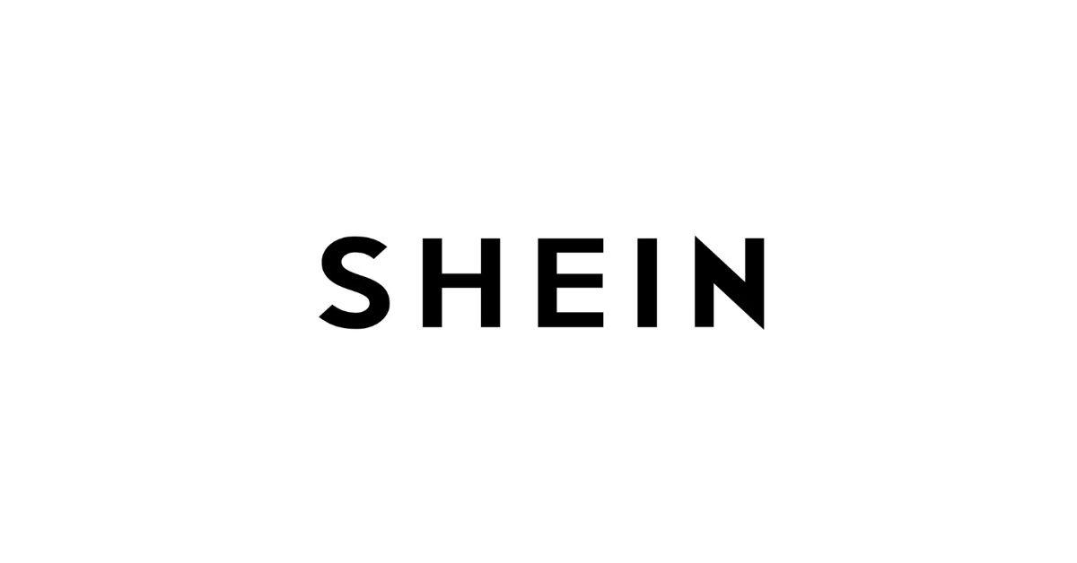 A Shein logo on a white background. 