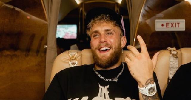 jake paul on private jet