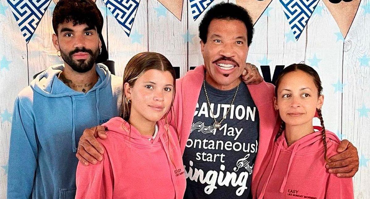 Lionel Richie and his children