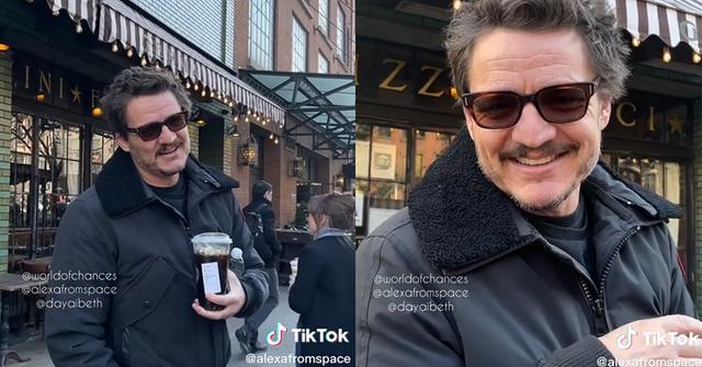 Pedro Pascal on a fan's TikTok