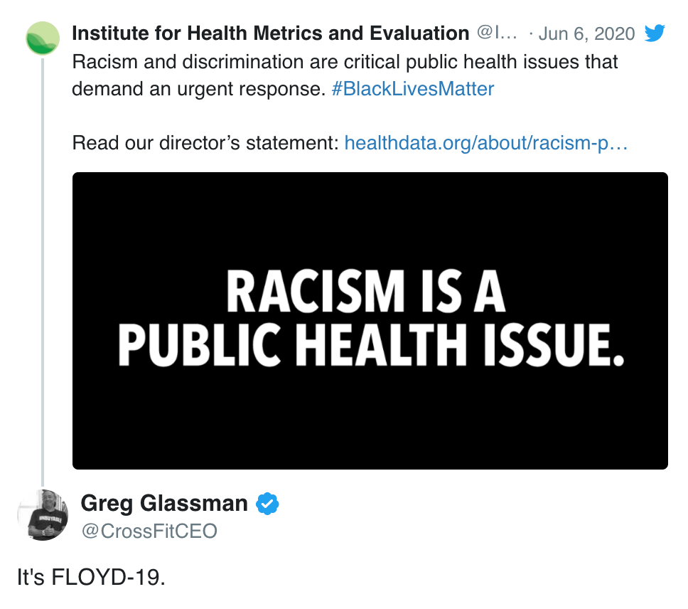 greg glassman tweet