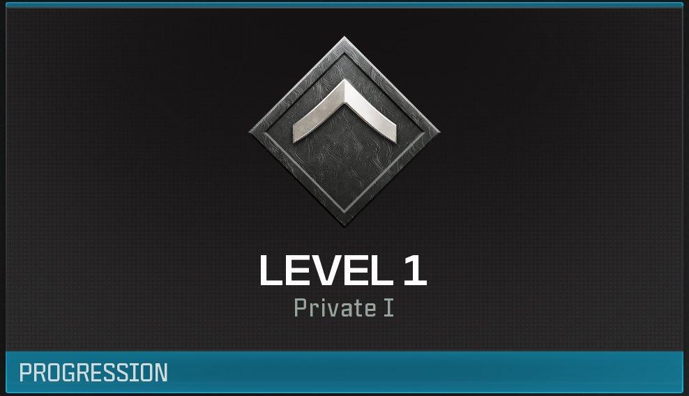 call of duty level 1 reset