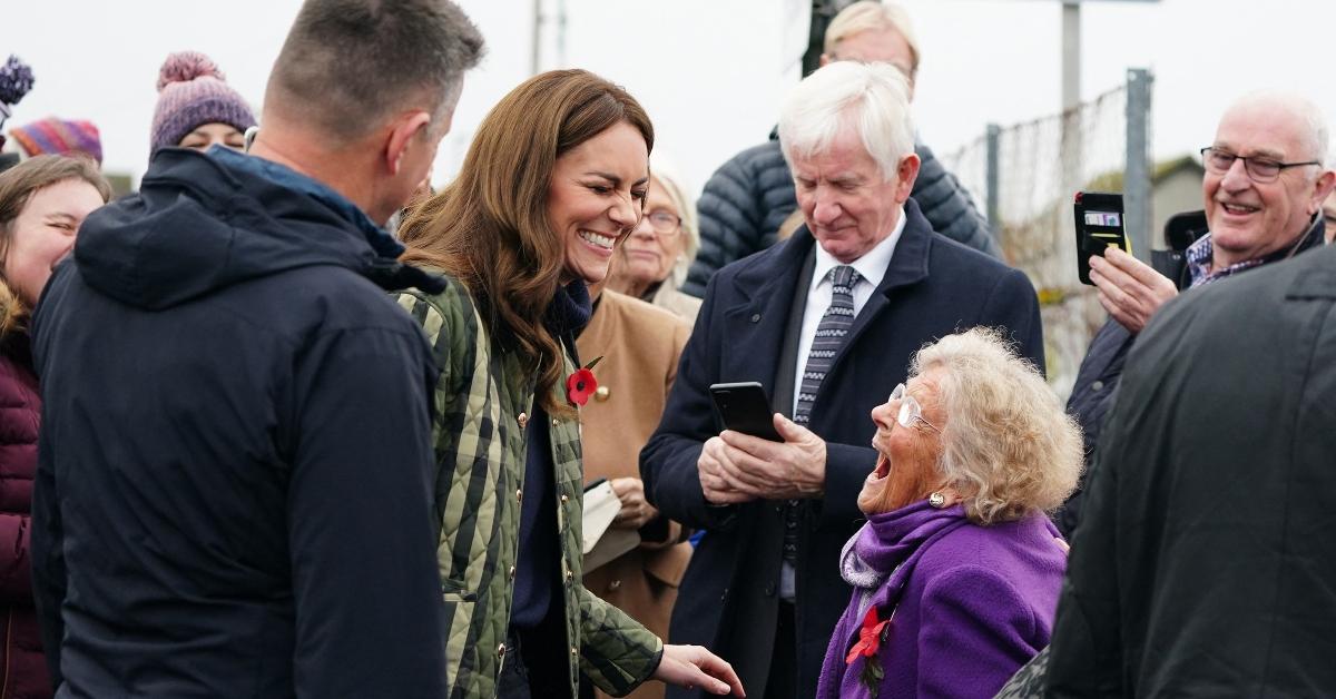 Kate Middleton laughs with locals while visiting Scotland in 2025