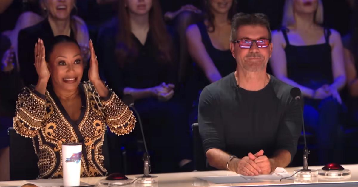 Mel B and Simon Cowell on 'America's Got Talent: Fantasy League'