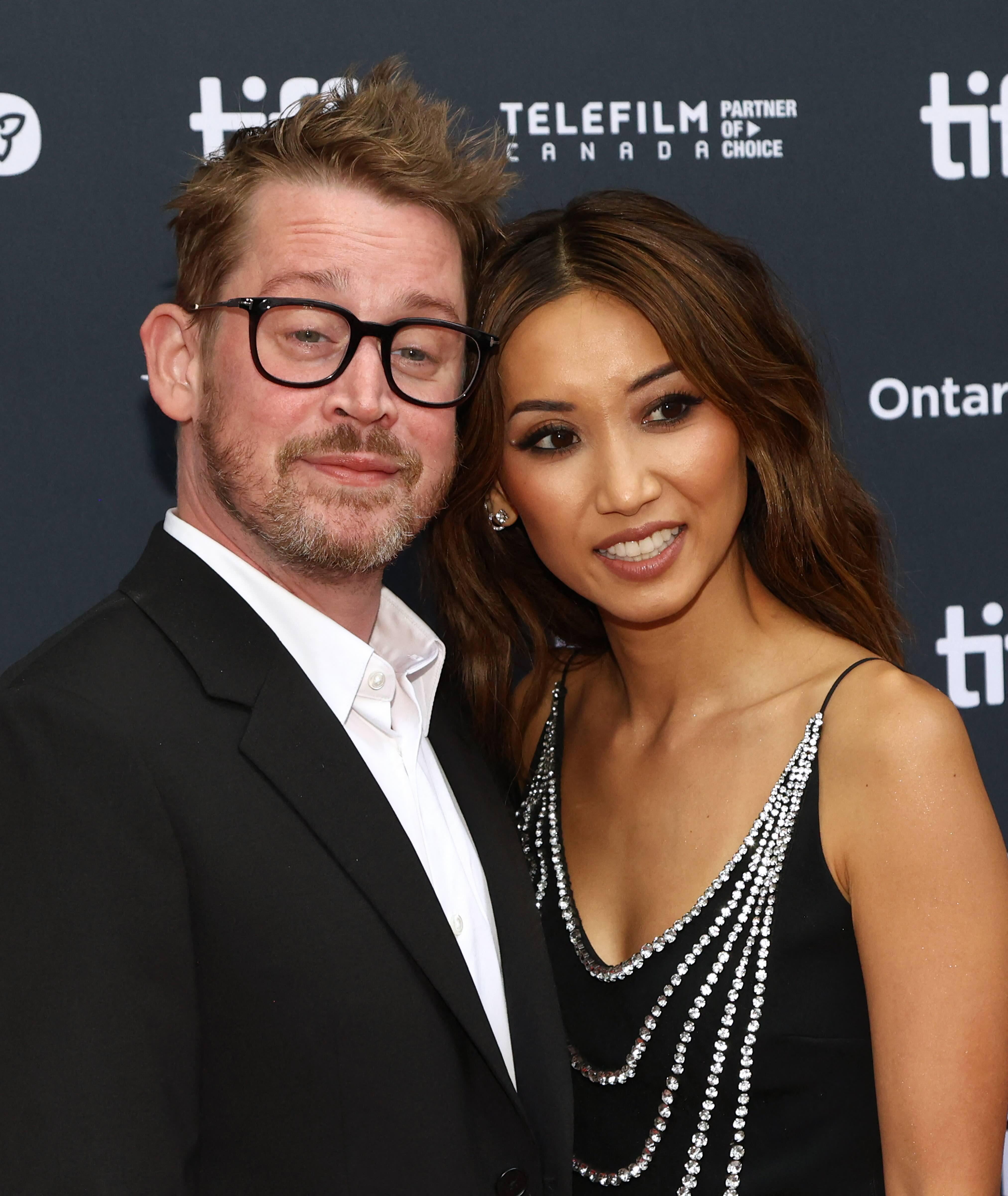 Brenda Song and Macaulay Culkin at 'The Last Showgirl’ premiere during the 2024 TIFF on Sept. 6, 2024.