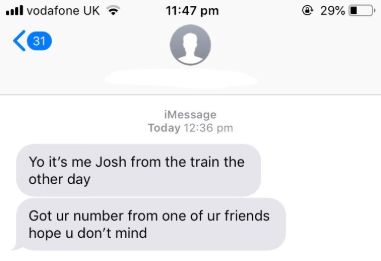 creepy stalker texts