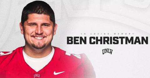 UNLV football player Ben Christman.