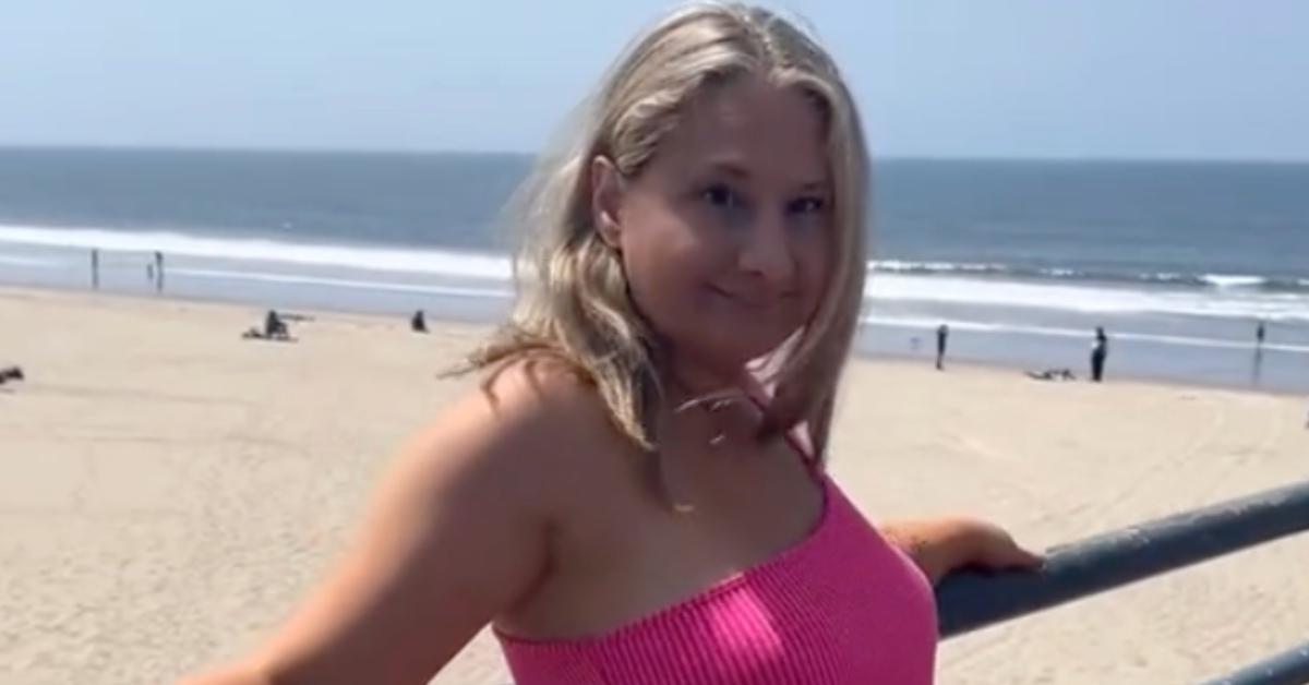 Gypsy Rose Blanchard at the beach in 2024.