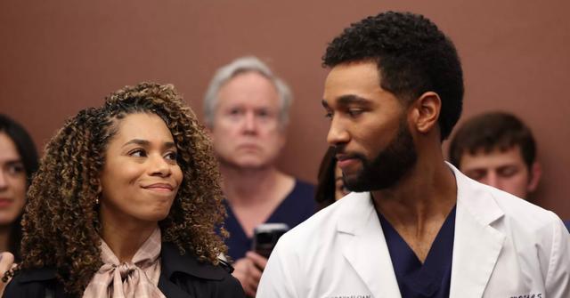 Maggie and Winston in 'Grey's Anatomy'