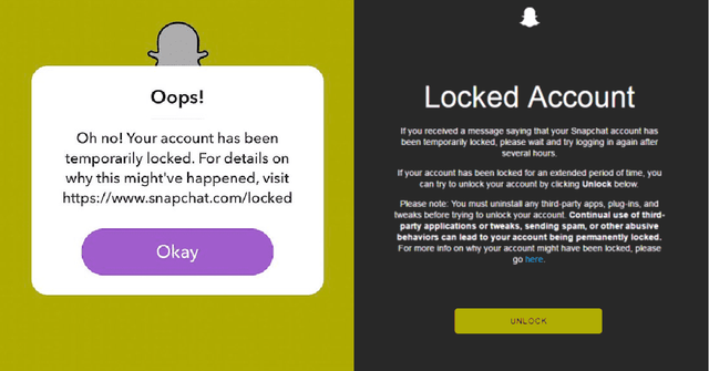 How to Unlock Snapchat Account
