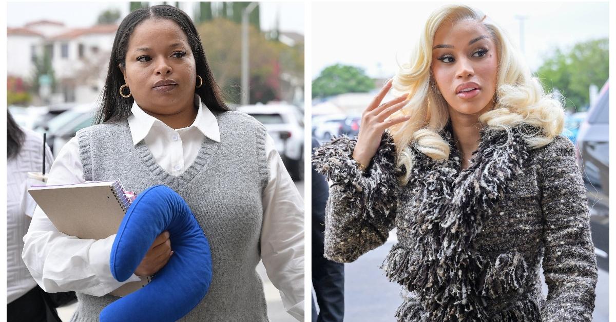 Emani Ellis (L) is suing Cardi B (R) for allegedly assaulting her back in February 2018