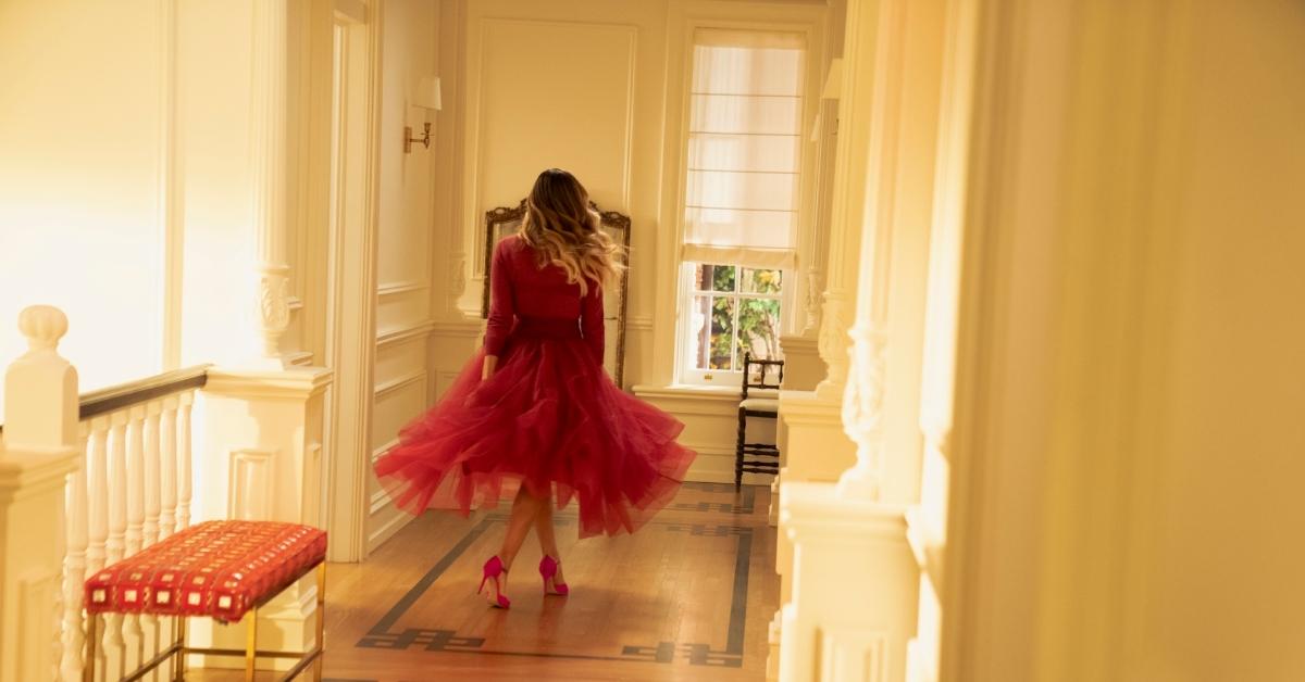 Sarah Jessica Parker as Carrie Bradshaw on 'AJLT'