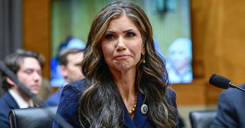 DHS Secretary Kristi Noem during her confirmation hearing