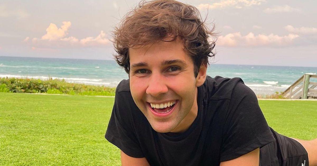 David Dobrik smiling